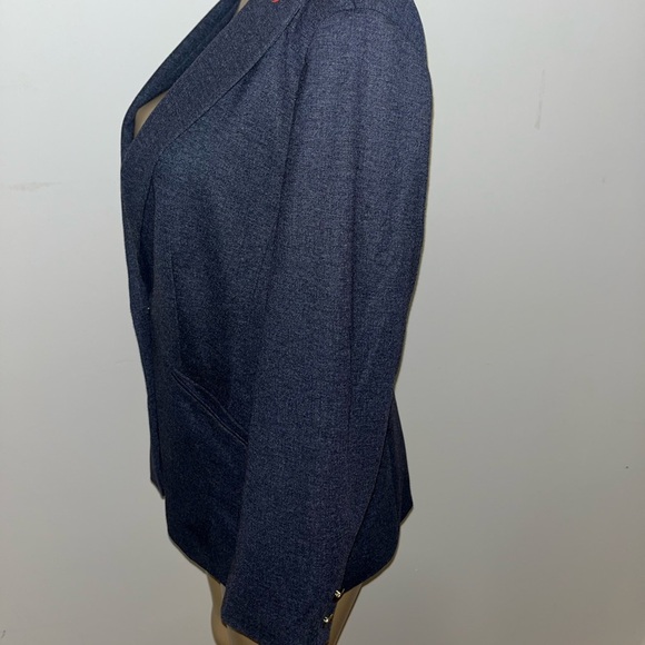 Chic Blue Talbots blazer size 12 new without tags - Picture 3 of 4